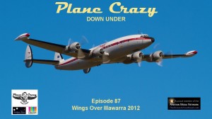 HARS Connie flying at Wings Over Illawarra 2012