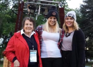 Ruth Wilson took two young ladies up for their first flights as part of Women Fly it Forward.